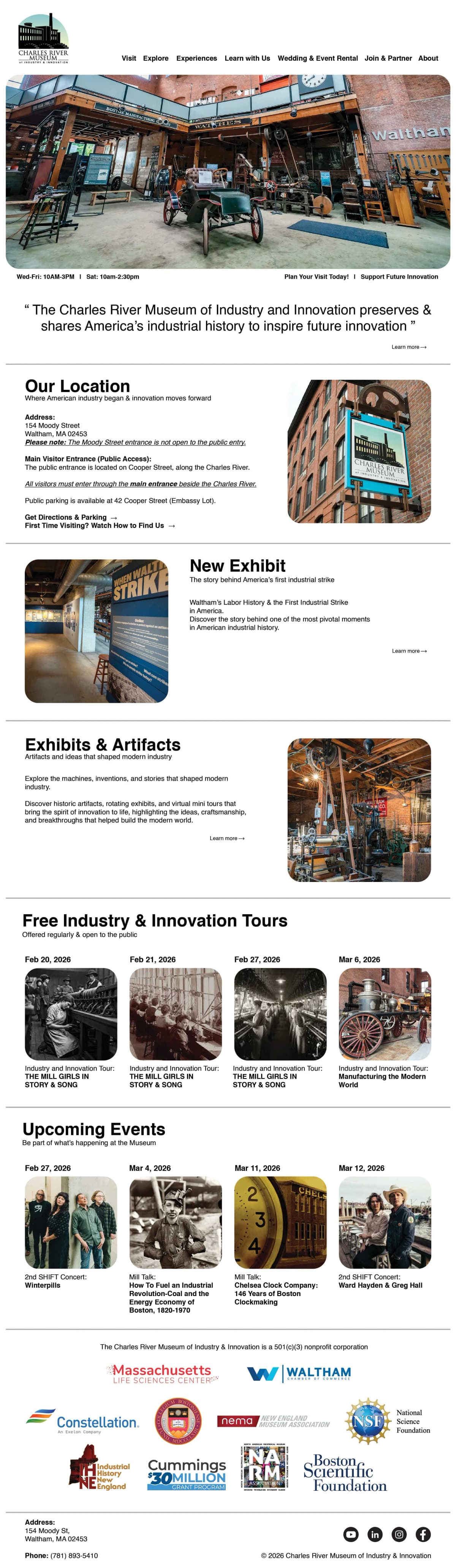 Website after redesign